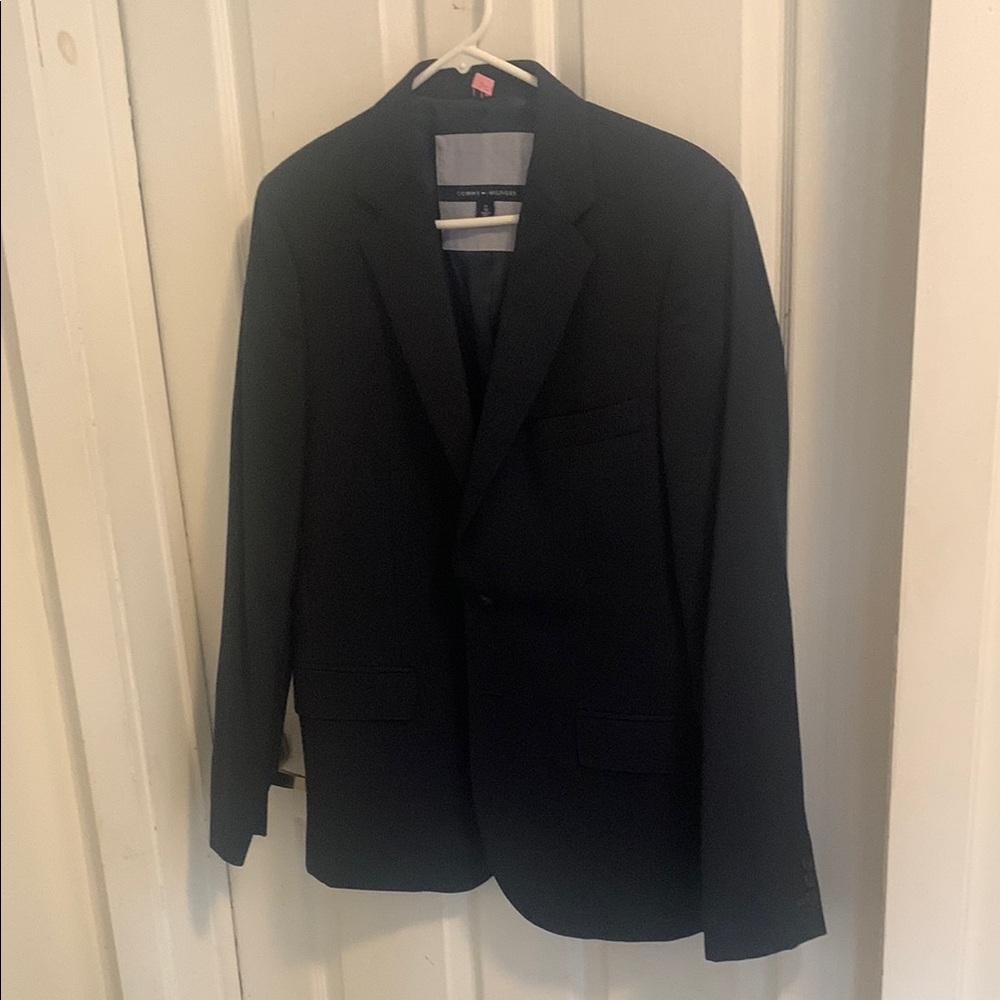 Tommy Hilfiger Blue Sport Coat with Notched Lapels